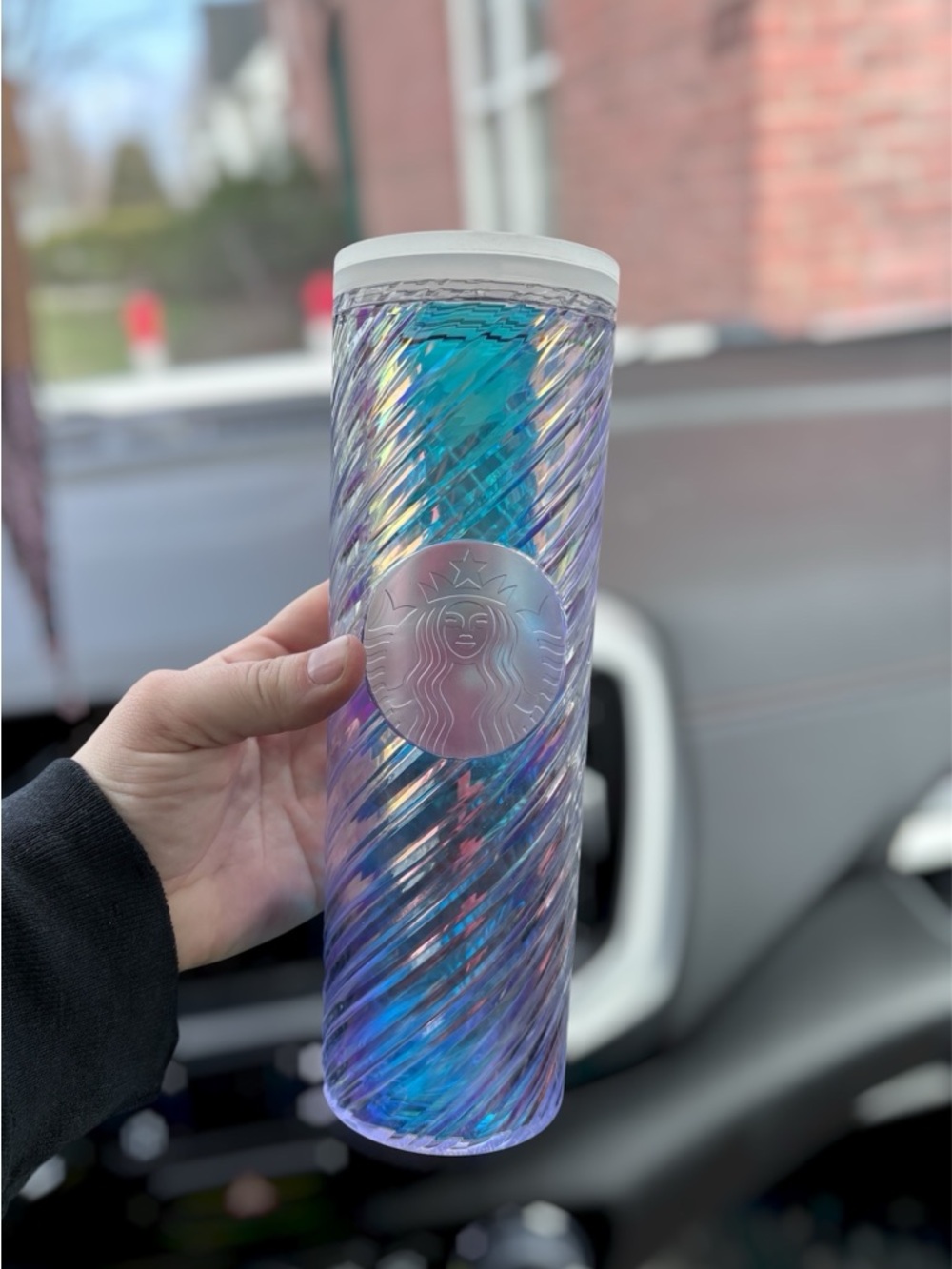 RARE Starbucks 2022 Holiday Collection Iridescent Textured Tumbler